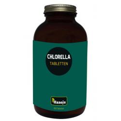 Bio chlorella 400 mg glas flacon