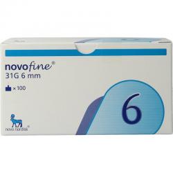Novofine naalden 0.25 x 6 mm 31 gram