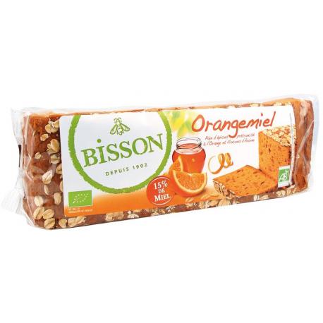 Orangemiel honingkoek sinaasappel voorgesneden bio