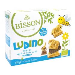 Ludino koekjes met melkchocolade 4 zakjes bio