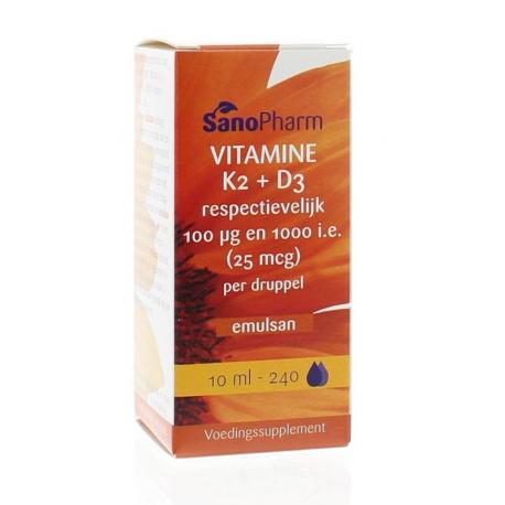 Vitamine K2 D3 emulsan