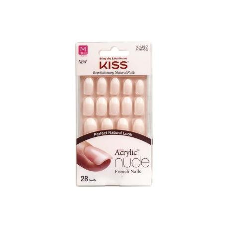 French nude acrylic nails graceful