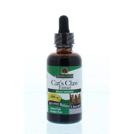 Cat's claw extract uncaria tomentosa alcoholvrij