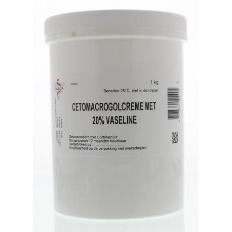 Cetomacrogol creme 20% vaseline