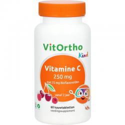 Vitamine C 250 mg met 25 mg bioflavonoiden (kind)