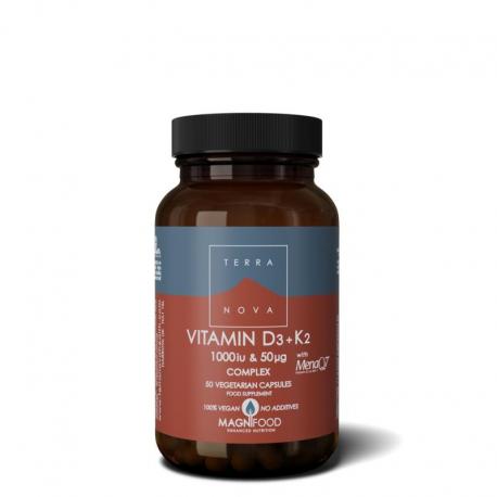 Vitamine D3 1000IU met K2 50mcg complex