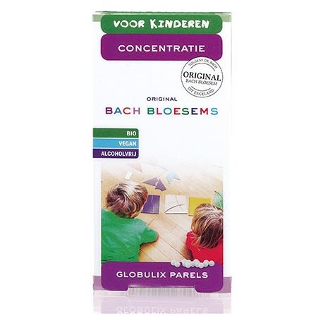 Bach bloesems parels kind concentratie bio