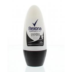 Deodorant roller invisible black & white