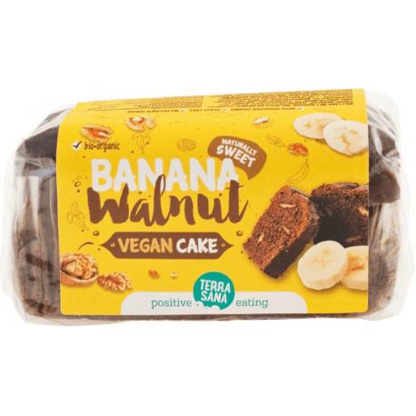 Vegan cake banaan & walnoot bio