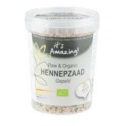 Raw & organic hennepzaad gepeld bio