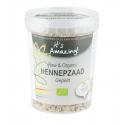 Raw & organic hennepzaad gepeld bio