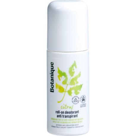 Deodorant roll-on anti transpirant citrus