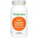 Vitamine D3 1000IE K2 45mcg vegan