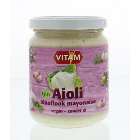 Aioli knoflook mayonaise bio