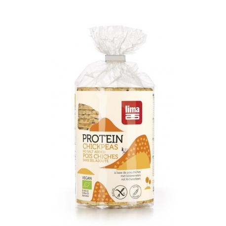 Wafels kikkererwt proteine bio