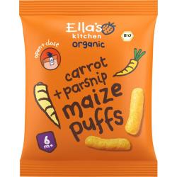 Maize puffs carrot/parsnip 6+ maanden bio