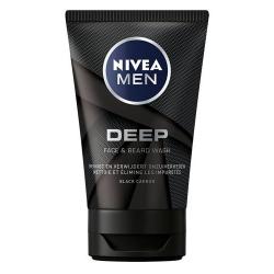 Men deep black face wash