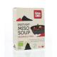 Instant miso soep wakame tofu 4 x 10 gram bio