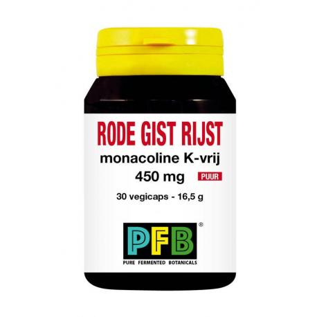 Rode gist rijst monacoline K-vrij puur