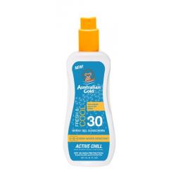 Fresh & cool active chill spray gel SPF30