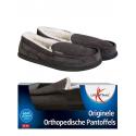 Orthopedische pantoffels antraciet maat 39-40