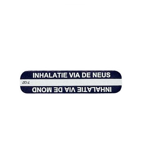 Sticker inhalatie neus/mond