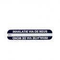 Sticker inhalatie neus/mond