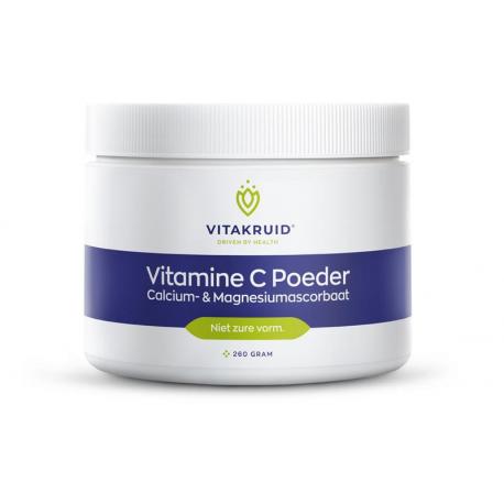 Vitamine C poeder calcium- & magnesiumascorbaat