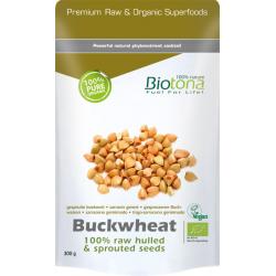 Buckwheat raw hulled & sprouted seeds bio