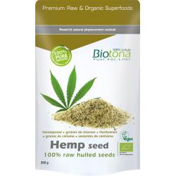 Hemp raw hulled seeds bio