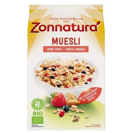 Muesli rood fruit bio