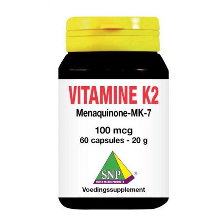 Vitamine K2 mena Q7 100mcg