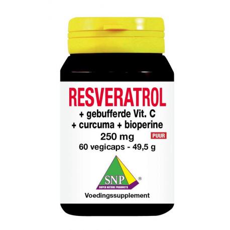 Resveratrol curcuma gebufferd vit C bioperine puur