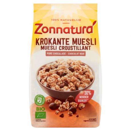 Krokante muesli chocolade bio