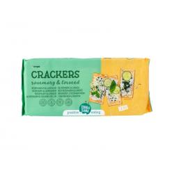 Crackers rozemarijn & lijnzaad bio