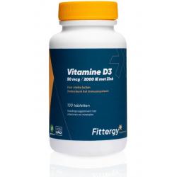 Vitamine D3 50 mcg met zink