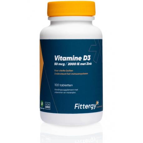 Vitamine D3 50 mcg met zink