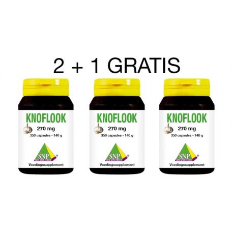Knoflook 2 + 1 gratis