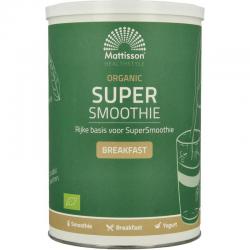 Organic supersmoothie breakfast bio