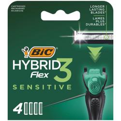 Flex 3 hybrid shaver sensitive cartridges bl 4