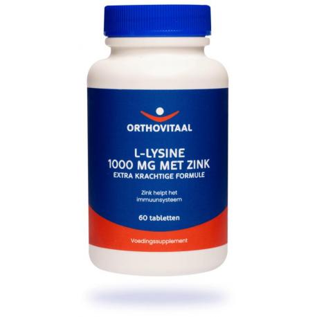 L-Lysine 1000mg met zink