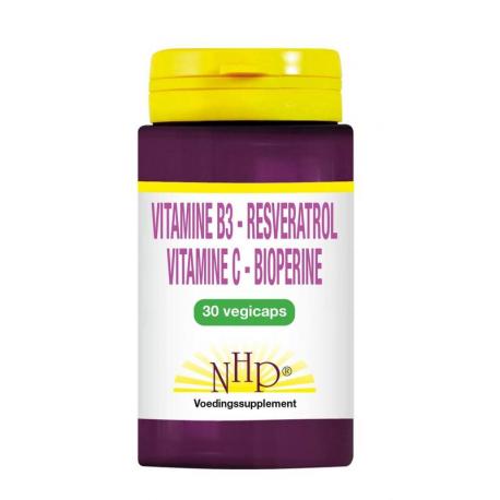 Vit B3 Resveratrol vitamine C bioperine