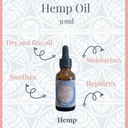 Natural organic hemp oil