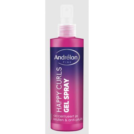 Pink gelspray happy curls