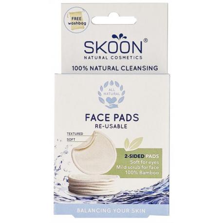 Face pads re-usable 2 sided