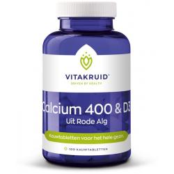 Calcium 400 & D3 uit rode alg