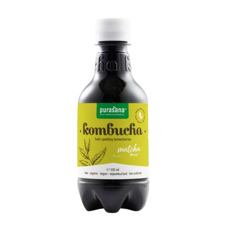 Kombucha matcha vegan bio