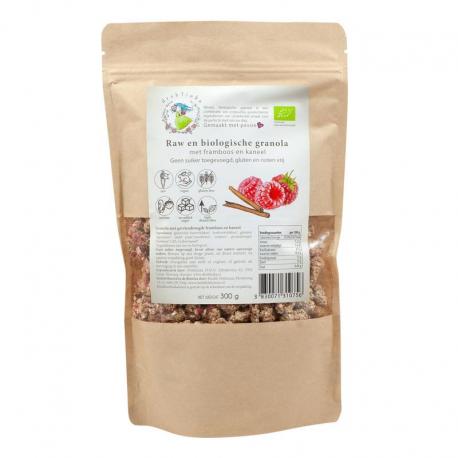 Tijgernoot granola framboos kaneel bio