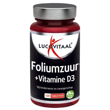 Foliumzuur + vitamine D3 tabletten