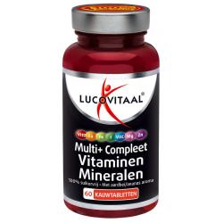 Multi vitaminen & mineralen kauwtablet